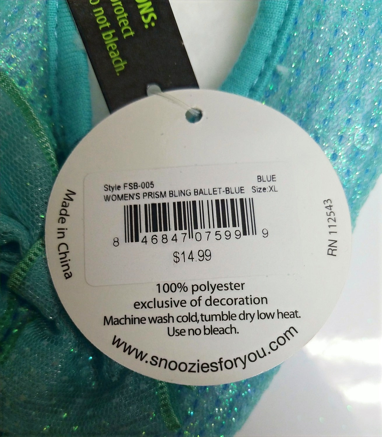 Prism Bling Ballet Slippers XL image 4