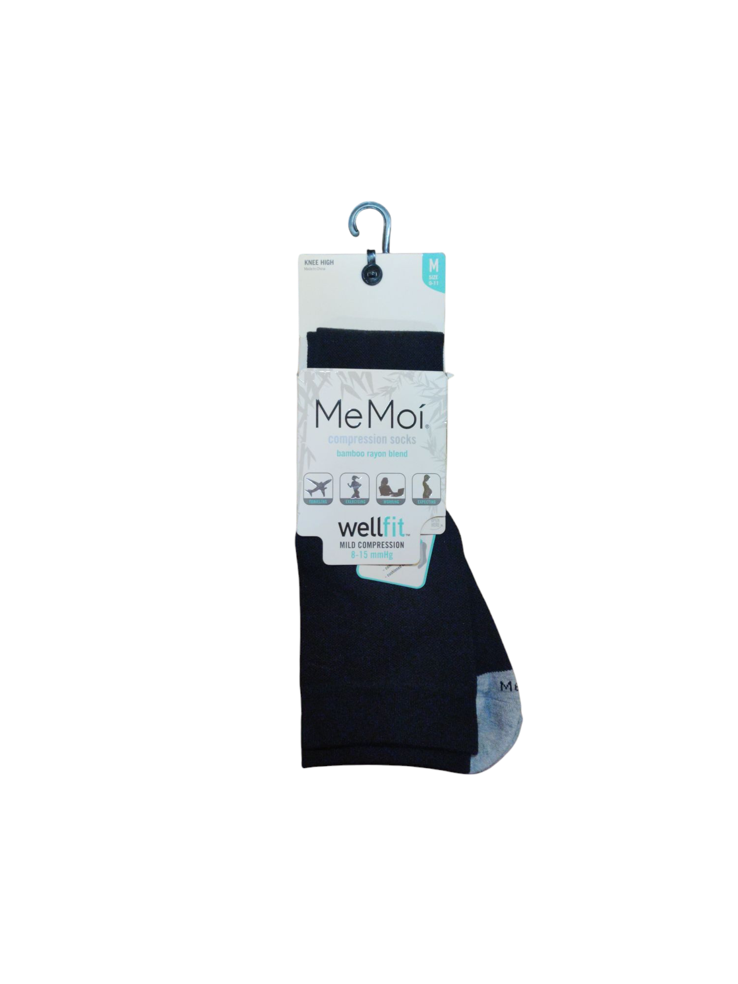 MeMoi Knee High Mild Compression Socks (M) image 2