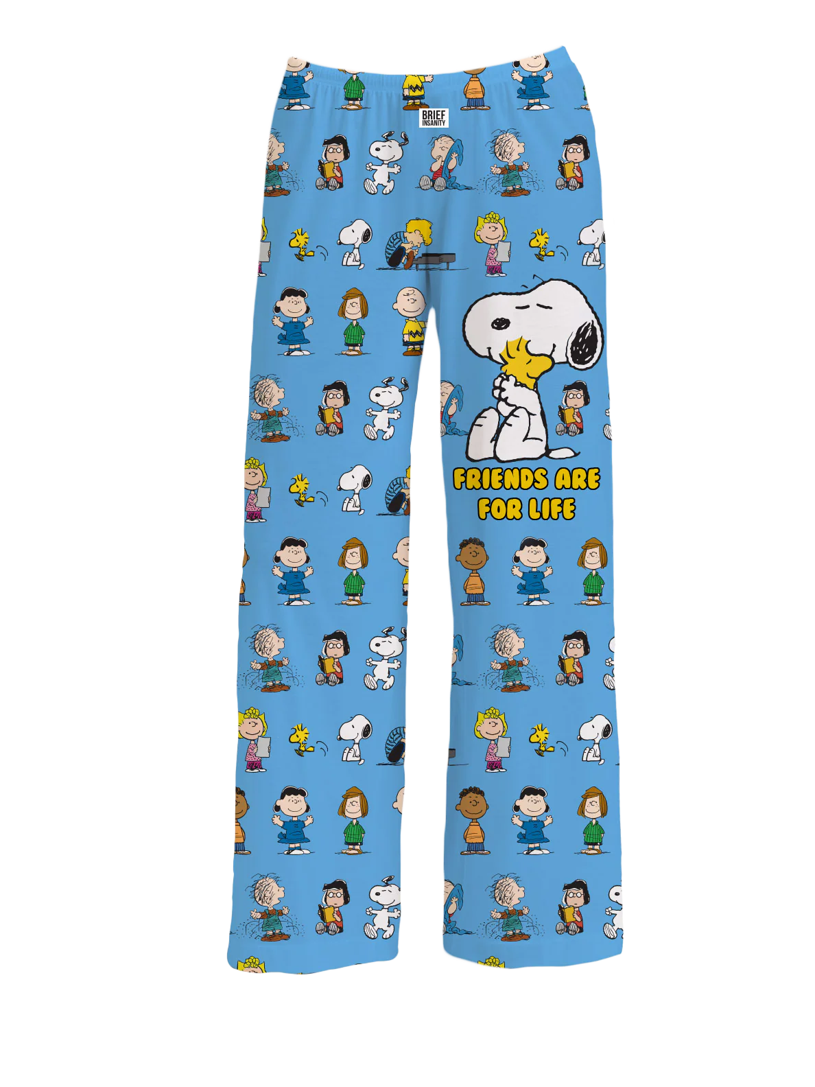 Brief Insanity Snoopy Friends Pajama Lounge Pants image 0
