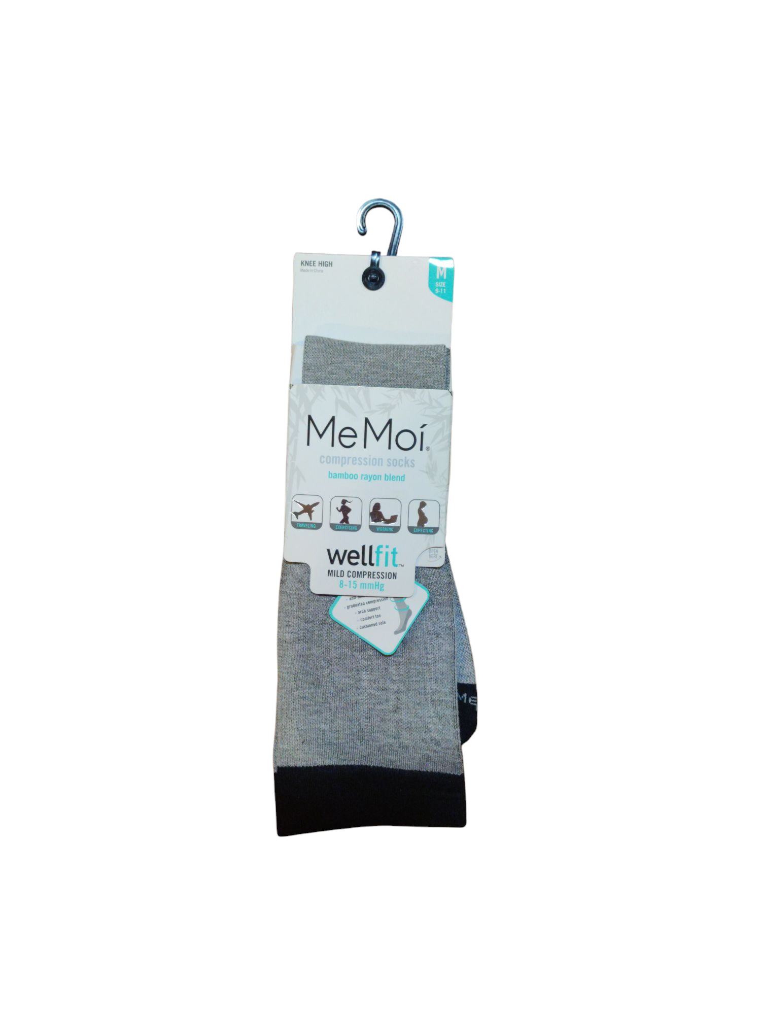MeMoi Knee High Mild Compression Socks (M) image 3