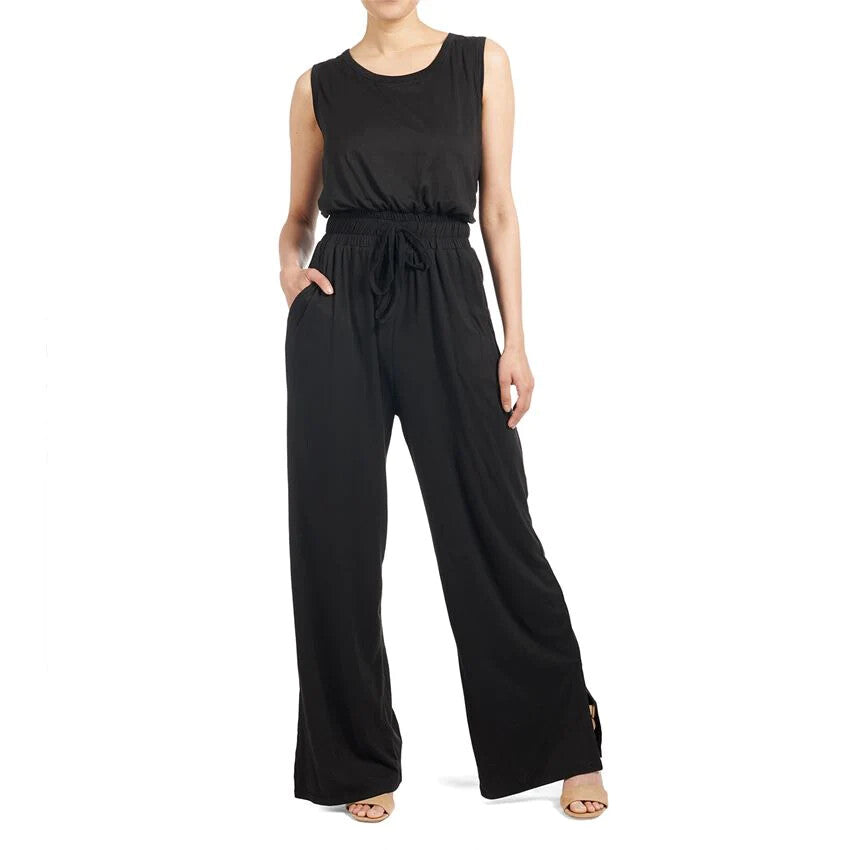 Coco + Carmen Vega Jumpsuit Black image 0