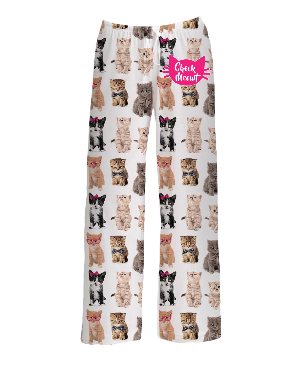 Brief Insanity Check Meowt Cat Pajama Pants image 0